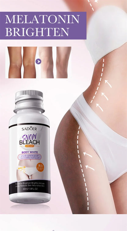 Whitening Cream for Private Parts – Underarm, Inner Thigh & Knee Brightening Serum