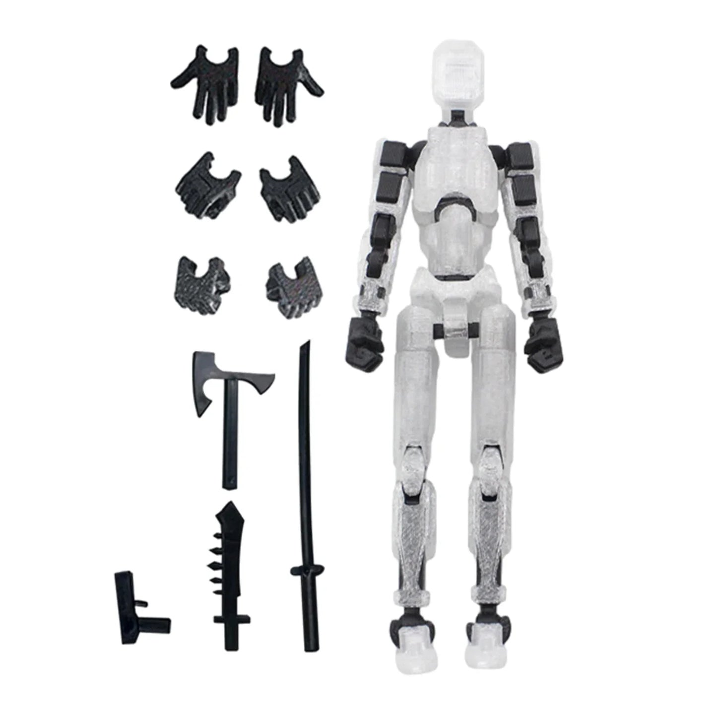 13-Joint Articulated Figure – Movable DIY 3D Printed Action Doll for Stop Motion & Animation