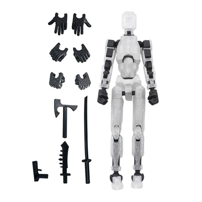 13-Joint Articulated Figure – Movable DIY 3D Printed Action Doll for Stop Motion & Animation