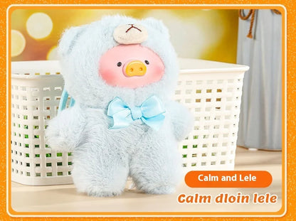 Blind Box Lulu Pig Vinyl Plush – Retro Teddy Series Cute Bag & Desktop Decoration Gift