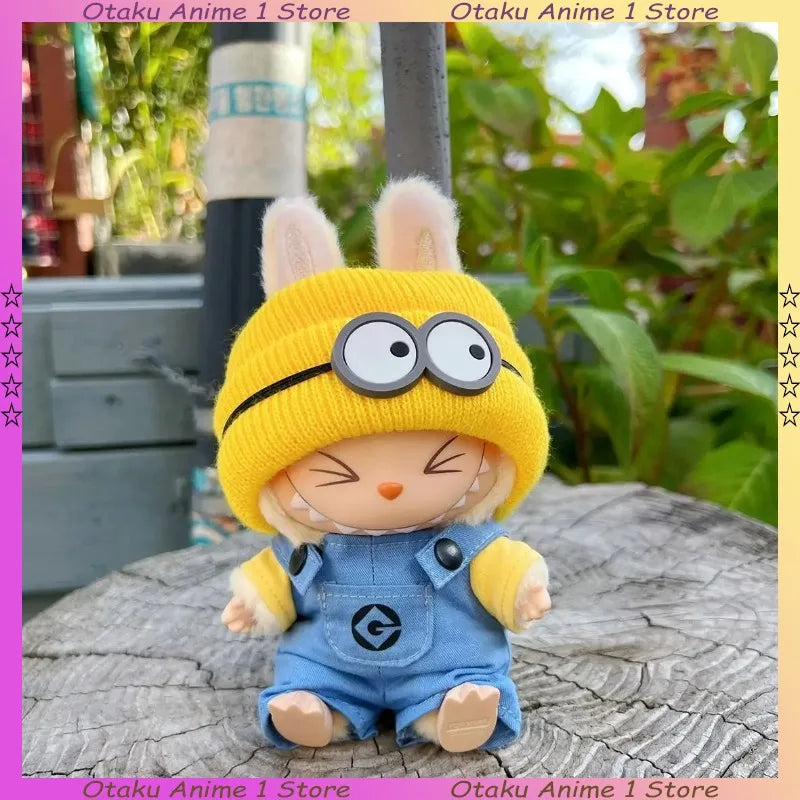 Cartoon Labubu Cute Minions Wukong DIY Outfit – Mini Vinyl Doll Clothing Set & Kawaii Accessories Gift