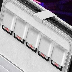 Steam Deck Carrying Case - Large Capacity Portable Storage for Console & Accessories with Built-in Protection