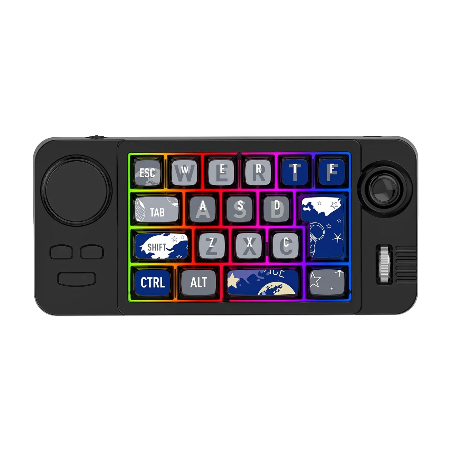 Tri-Mode Mechanical Keyboard - 19 Key Programmable Macro Keypad with RGB Backlit Hot Swappable Keys