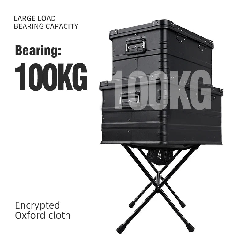 Portable Folding Camping Stool Aluminum Alloy Lightweight Outdoor Fishing & Picnic Chair