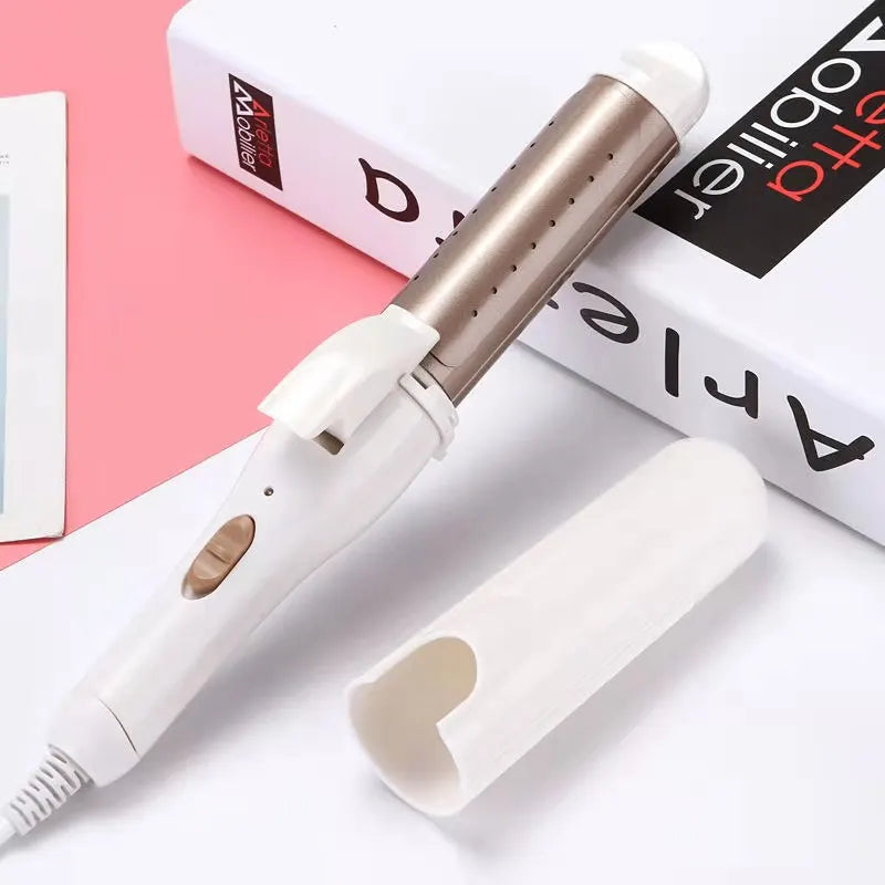 Professional Electric Hair Curler – 9-38mm Temperature Adjustable Curling Iron Wand with LCD Display