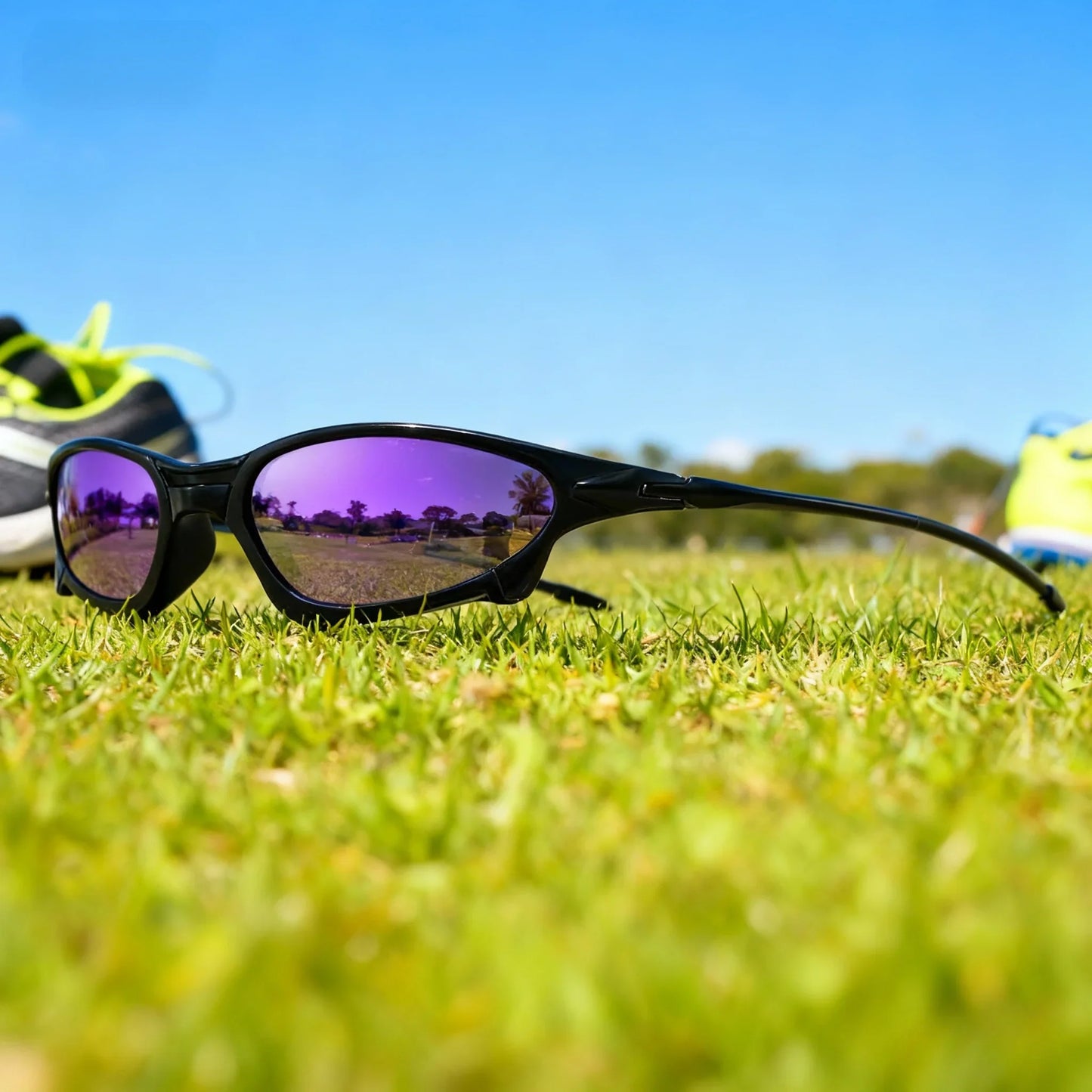 3PCS Futuristic Sports Sunglasses Set – Small Frame Wraparound UV400 Eyewear | Colorful Cycling, Fishing & Travel Protective Outdoor Sunglasses