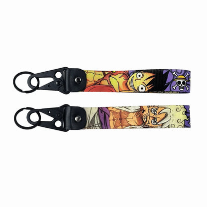 One Piece Eagle Beak Keychain Lanyard – Anime Manga Badge Holder & USB Pendant Accessories