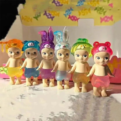 S Angel Candy House Series Blind Box – Cute Doll Keychain Pendant, Handmade Birthday Gift