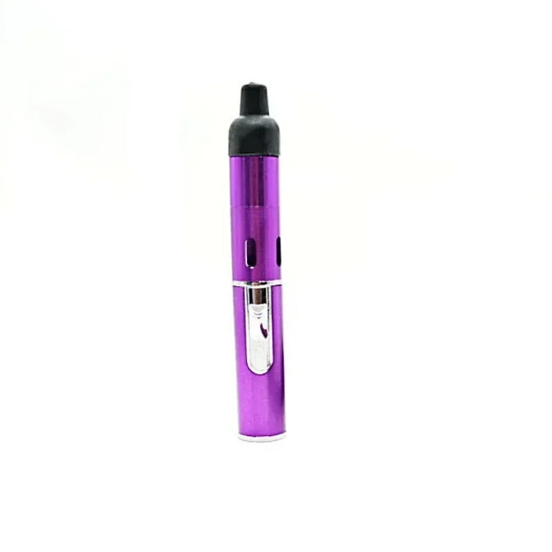 New Metal Long Pen Spray Lighter — Blue Flame Igniter for Aromatherapy, Portable Loop Inflatable Lighter & Cigarette Accessories
