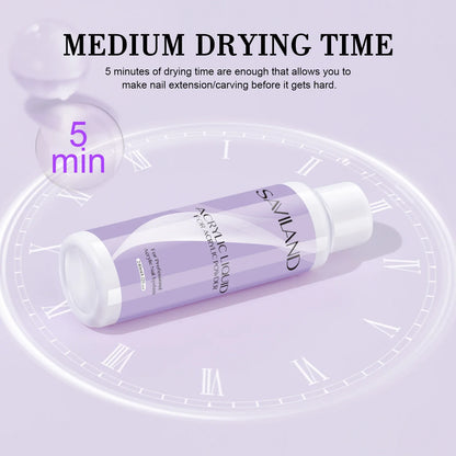 Saviland Acrylic Nail Monomer Liquid 60–500ml – Professional Large Capacity Nail Liquid for DIY Crystal Nail Art Extension System