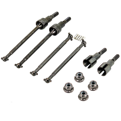 Upgraded Metal Suspension & Aluminum Parts Kit – Front & Rear Wheel Hubs, Bearings & Steering Rod for SCY16101/16102Pro/16104/SG116/Q130 RC Cars