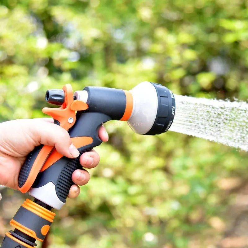 Multi-Function Hand-Held Hose Sprinkle Nozzle - High-Pressure Durable Tools for Lawn Watering, Car Wash, and Garden