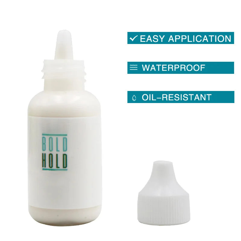 38ml Waterproof Wig Glue — Strong Hold Front Lace Wig Adhesive, Private Label, Accessories for Frontal Closure & Toupee