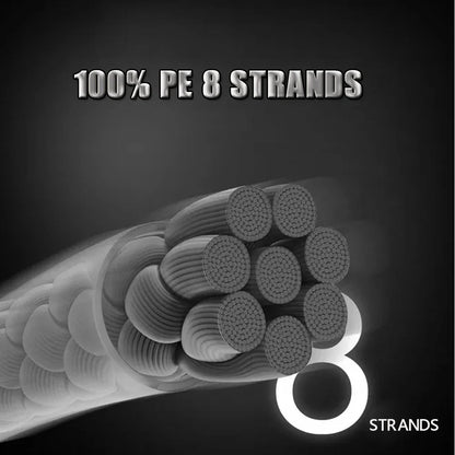 JOF 8 Strand Braided Fishing Line - 3000M Super Strong PE Abrasion Resistant Anti-Bite Line for Freshwater Fishing
