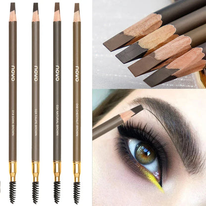 Permanent Waterproof Eyebrow Pencil – Professional Microblading Tattoo Makeup Pen for Eyebrow Enhancing