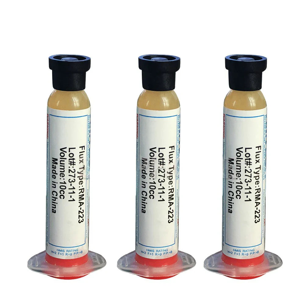 10cc RMA223 Soldering Paste Flux: Grease for Computer Chips, Phones, LED, BGA, SMD, PGA, PCB Repair - Essential Soldering Tool