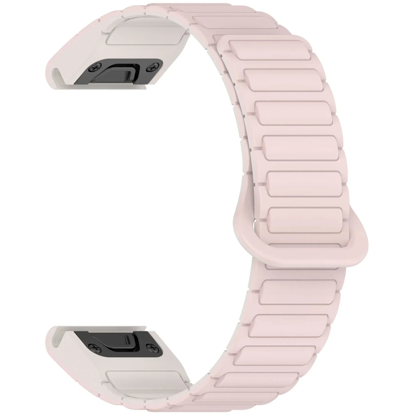 Silicone Magnetic QuickFit Strap for Garmin Fenix — Compatible with Fenix 8/7X/7/7S/5X/5S Plus/3HR (20mm, 22mm, 26mm)