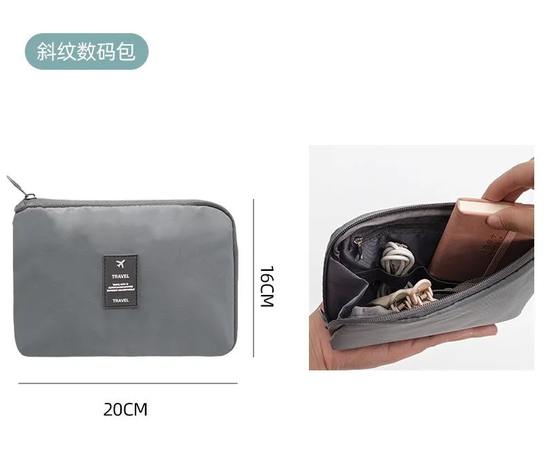 7/8/9/10-Pcs Travel Organizer Set — Portable Packing Cubes for Luggage, Clothes & Shoes, Foldable Storage Bags