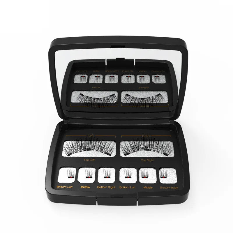 3D Magnetic Eyelashes – Soft, Reusable False Mink Lashes for Easy Wear & Beauty Makeup