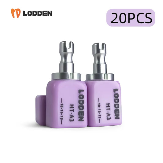 20PCS Lodden Dental Lithium Disilicate C14 Sirona Glass Ceramic Blocks — Chairside Restoration Materials for Dental Labs