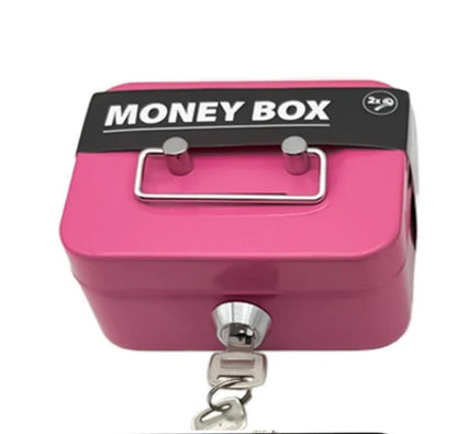 Creative Portable Piggy Bank Storage Box - Small Lockable Coin & Key Storage Organizer