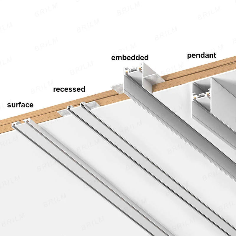 Ultra-Thin 6mm Magnetic Track Light – Dimmable LED Spot Lamp with Smart Tuya Zigbee Gateway