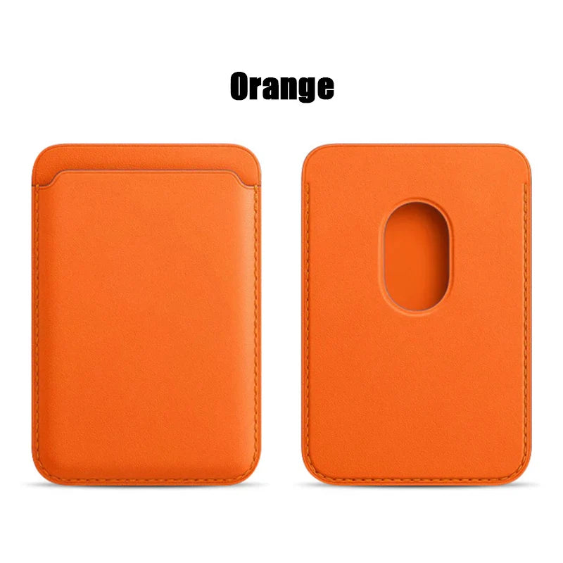 Leather MagSafe Wallet Case with Card Holder for iPhone 15 Pro Max, Compatible with iPhone 14, 13 & 12