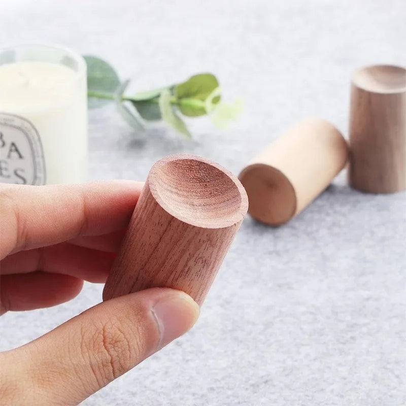 1/5PCS Mini Wooden Essential Oil Diffuser – Aromatherapy Fragrance Diffuser for Home, Office, Car, Bedroom, and Living Room