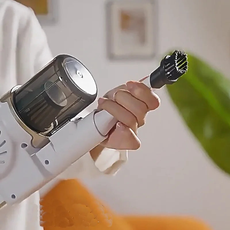 5 in 1 Cordless Handheld Vacuum Cleaner – Rechargeable Wireless Mini Vacuum & Air Gun for Home, Car & Pet Cleaning