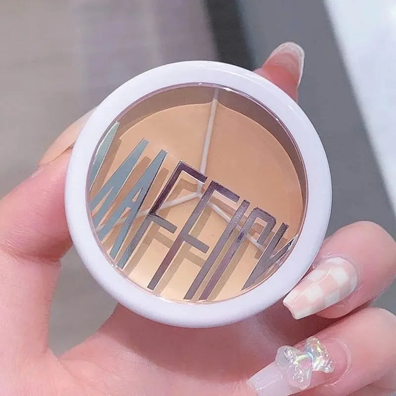 3-Color Concealer Palette – Professional Coverage for Dark Circles and Face Imperfections