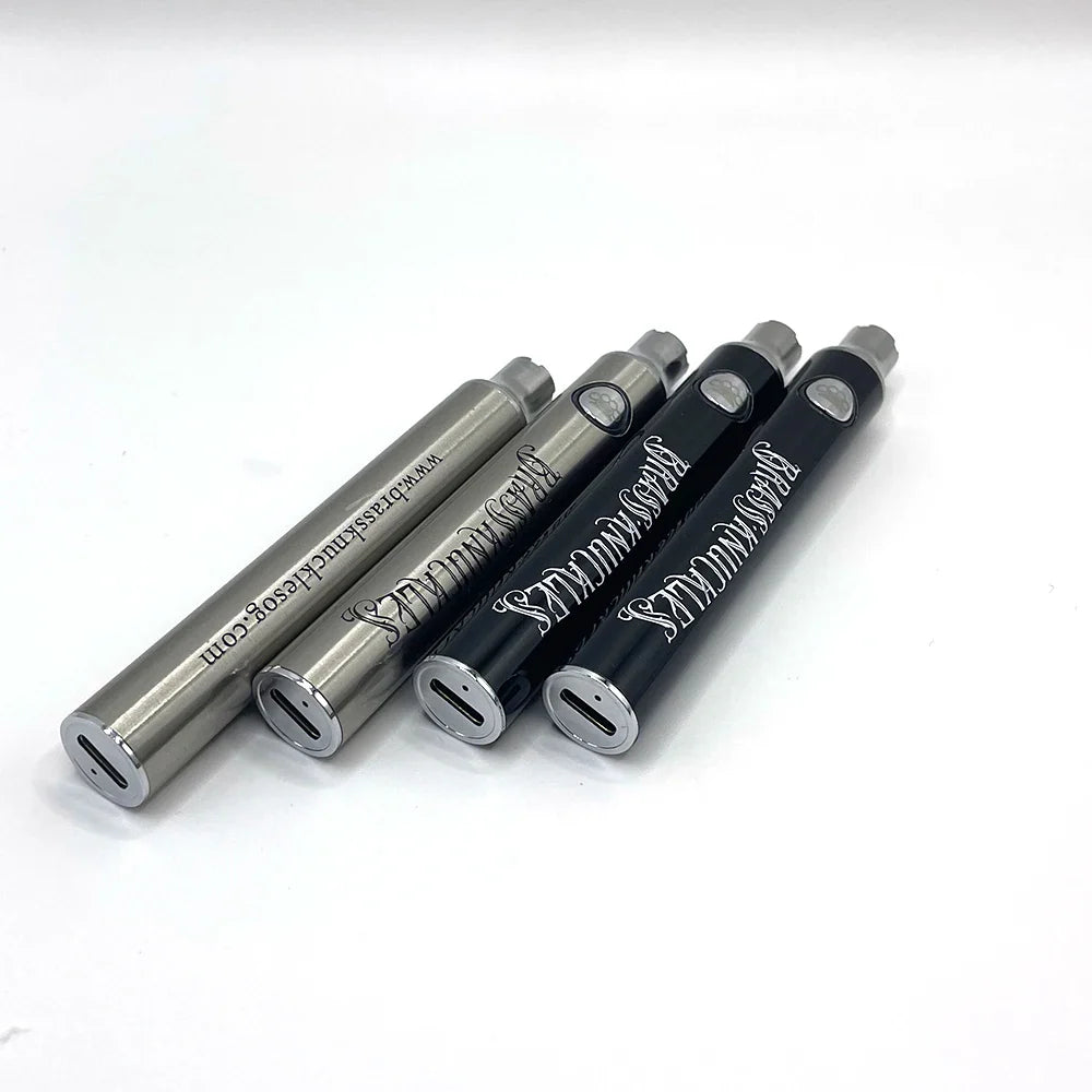 Brass Knuckles 900mAh Electric Soldering Iron – Portable 510 Thread Welding Pen with Bottom Charging