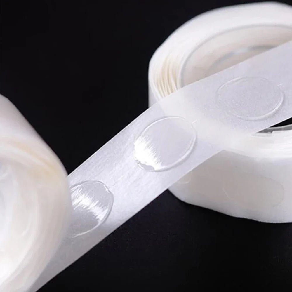 100 Dots/Roll Candle Wick Stickers – 13mm Double-Sided Adhesive Glue for DIY Candle Making & Removable Balloon Tape