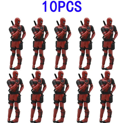 Deadpool & Wolverine Movie Figures – Cute Action Toy Dolls & Plush Decor for Kids’ Birthday Gifts