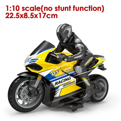 1/6 Scale RC Electric Racing Motorcycle – High-Speed 4CH Remote Control Drift Car Toy for Boys