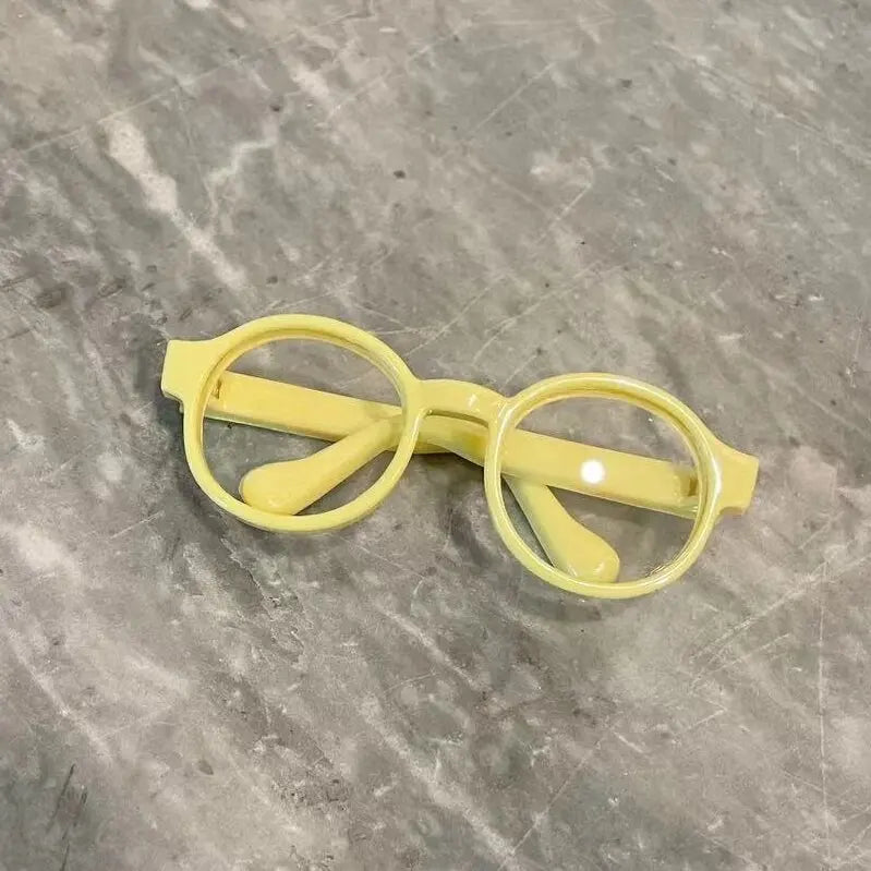 Labubu Doll Glasses – Cute Plastic Accessory for 10/15cm Cotton & Ropa Dolls