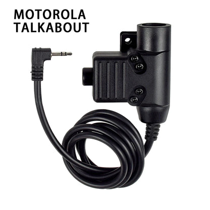 Tactical Bowman Elite II Headset – U94 PTT Communication Headphone for Kenwood & Baofeng UV-5R Radio Accessory