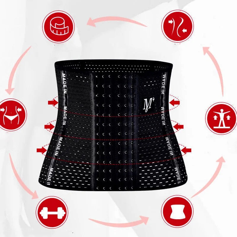 Women’s Waist Trainer Corset – Slimming Body Shaper Faja Belt for Tummy Control