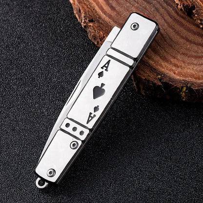 Sharp EDC Fruit Knife - Handy Pocket Survival Knife for Self-Defense, Camping, and BBQ Multi-Purpose Tool