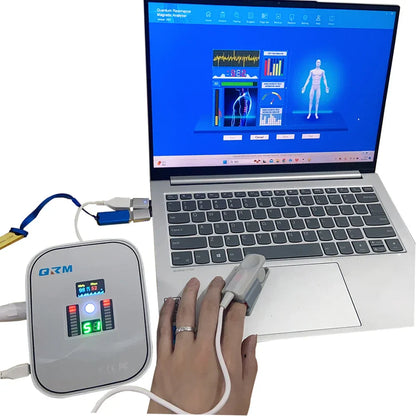 Quantum Resonance Magnetic Body Analyzer QA-36S with Hand Touch & 53 Sub-Health Test Reports - New Generation Set