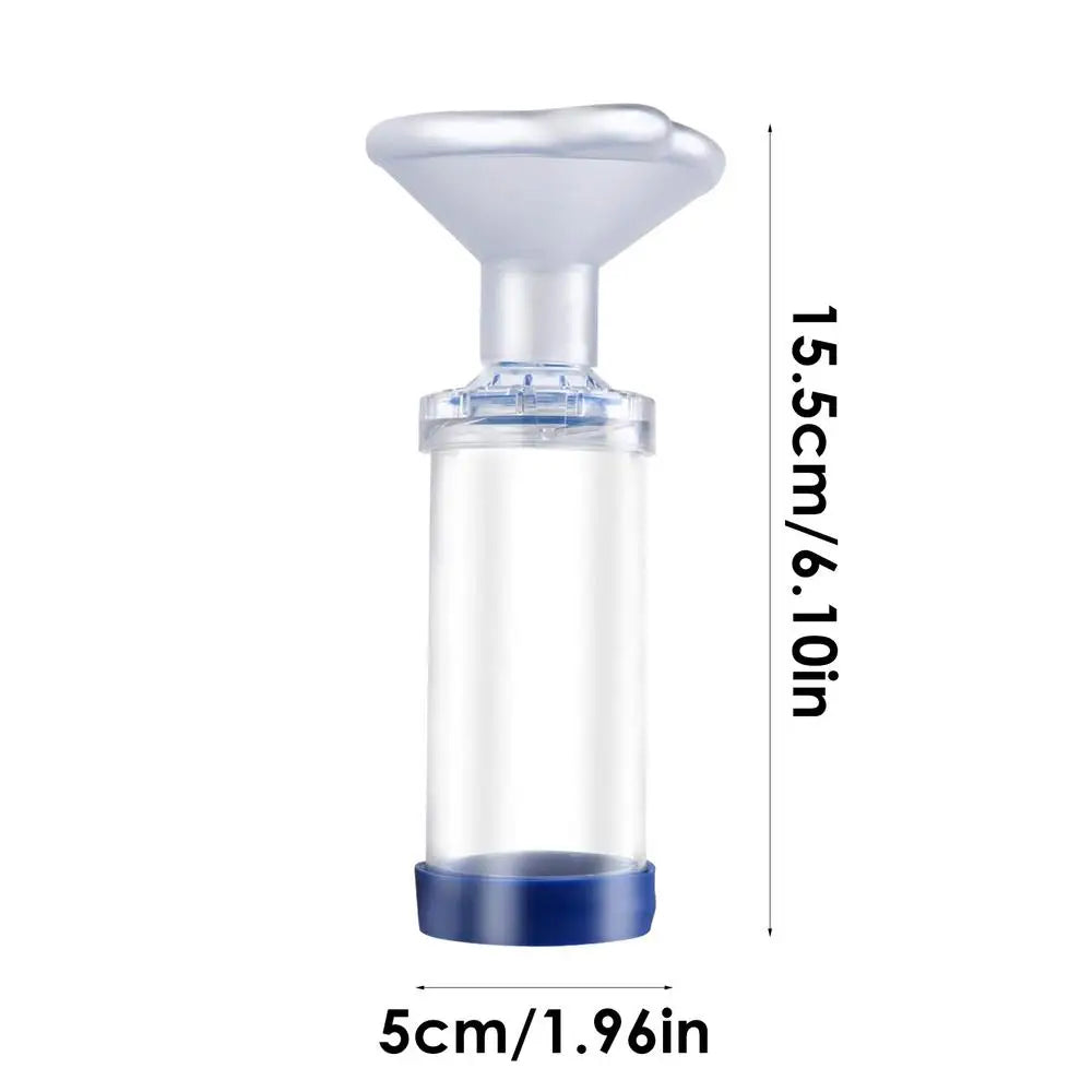 Pet Aerosol Chamber Inhaler — Portable Nebulizer with Silicone Mask, Tank, and Manual Pump for Cats and Dogs