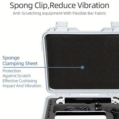 Explosion-Proof Hard EVA Suitcase for Nintendo Switch OLED - Waterproof Storage Bag with Shoulder Strap