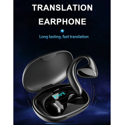 M8 Smart Translator Earbuds – Wireless Bluetooth Two-Way Device with 144 Languages & High Accuracy