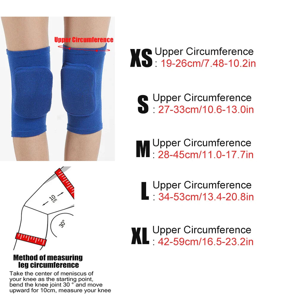 Sports Knee Pads – Protective Knee Braces for Men, Women & Kids for Yoga, Volleyball & Football
