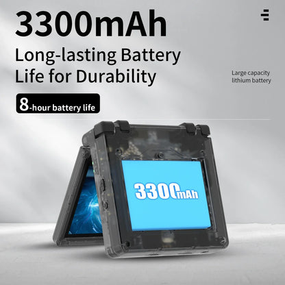 RG35XXSP Foldable Handheld Game Console – 3.5 Inch 640*480 IPS Screen, 3300mAh, Linux System, HDMI Output for Retro Games
