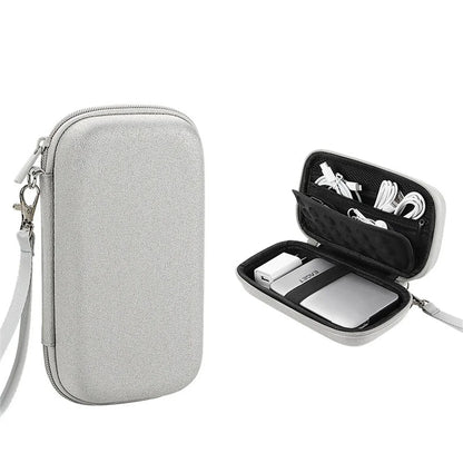 Large Capacity EVA Electronics Organizer - Shockproof Travel Storage Bag for Hard Drive Cable and Tech Accessories