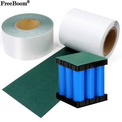 18650 Li-ion Battery Insulation Gasket Barley Paper Tape Roll – Adhesive Insulated Pads 25-500mm Width 1-50m