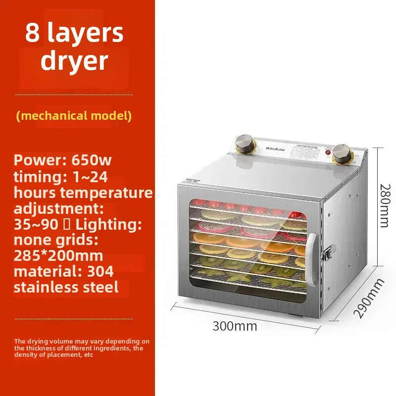 Beef Jerky & Fruit Dehydrator – Air Drying Machine for Snacks, Fruits, Vegetables & Pet Treats