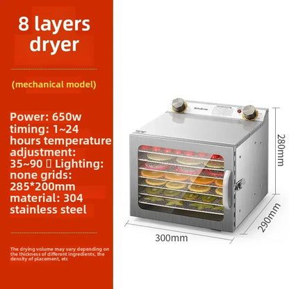 Beef Jerky & Fruit Dehydrator – Air Drying Machine for Snacks, Fruits, Vegetables & Pet Treats