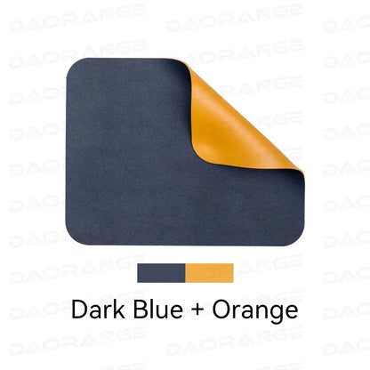 Creative Anti-Slip Leather Mouse Pad – Stylish Gaming & Office Desk Mat for Laptop, PC & MacBook