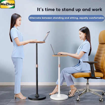 Adjustable Portable Laptop Stand – Ergonomic Notebook Holder for MacBook & Laptops, Foldable Vertical Office Desk Computer Riser